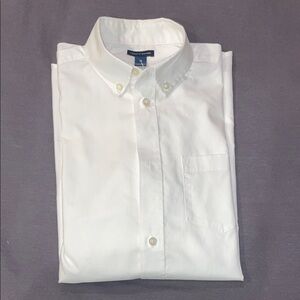 Tommy Hilfiger White Button Down Shirt with Pointed Collar